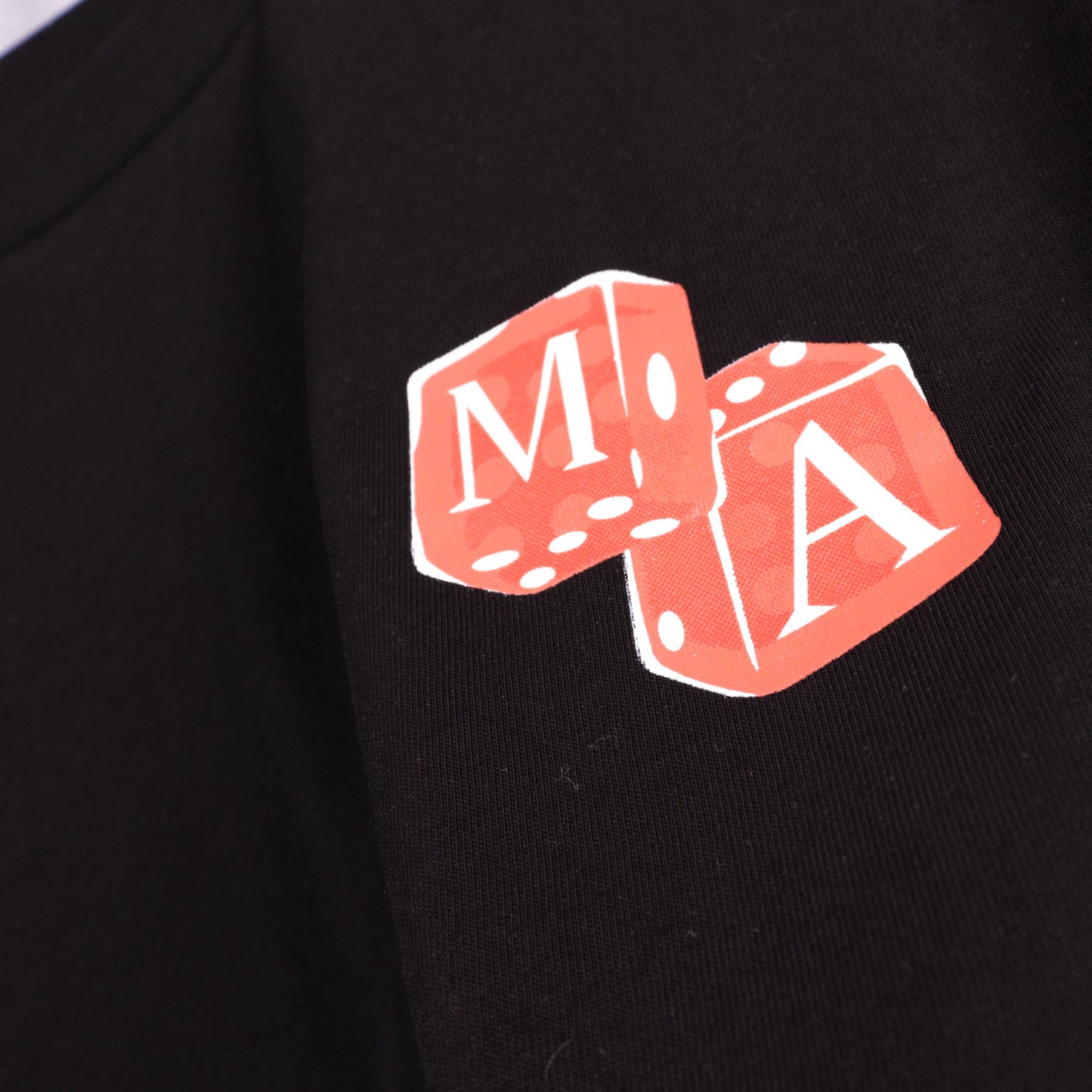 Amiri Dice Logo Print "Black-Red"
