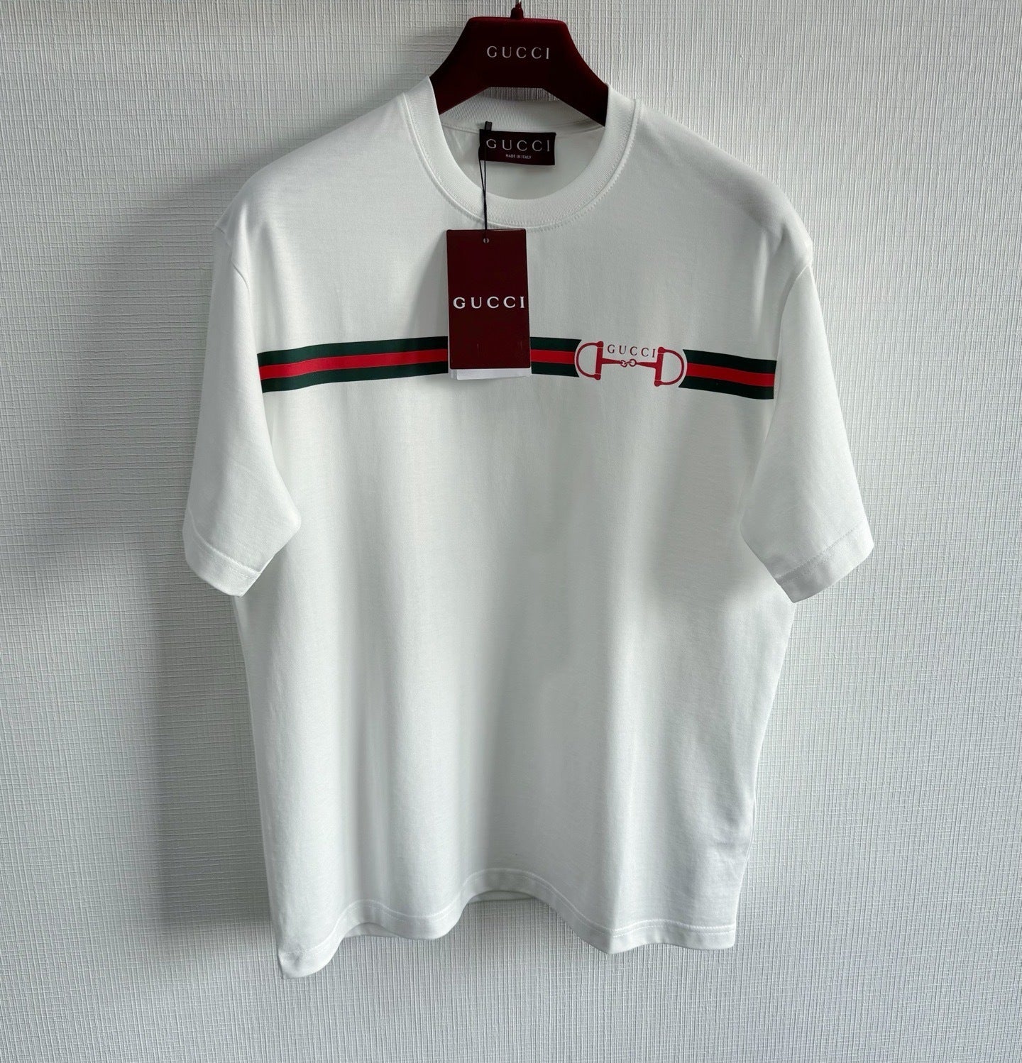 Gucci Cotton Jersey T-Shirt with Print "White"