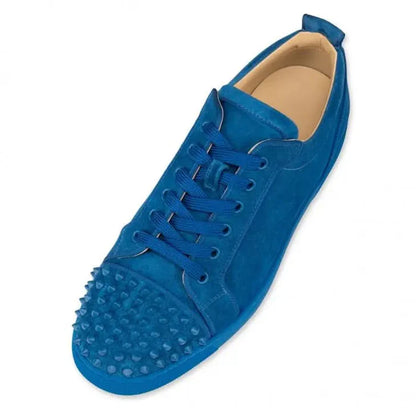 Christian Louboutin Louis Junior Spikes "Blue"