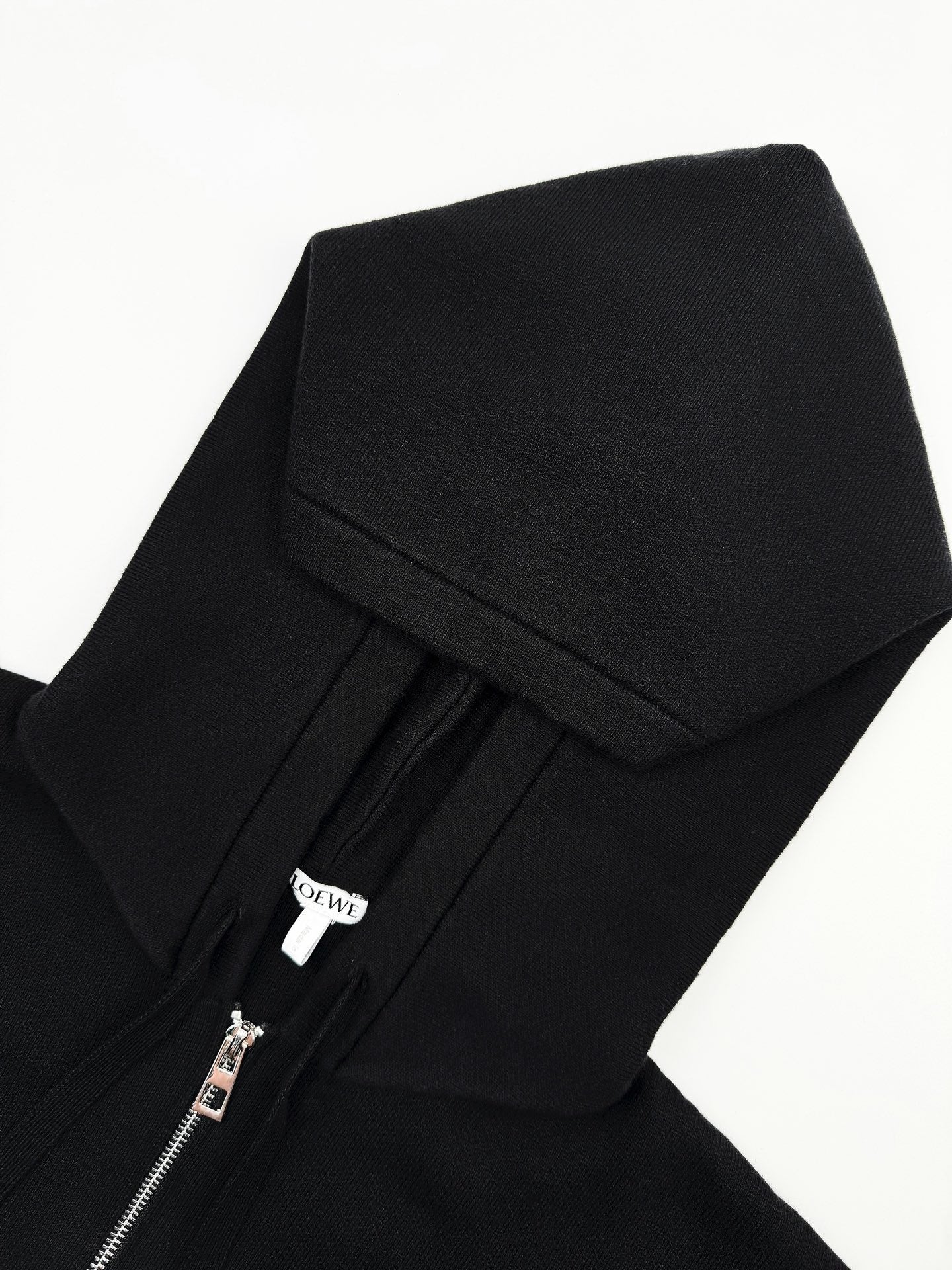 Loewe Anagram Zip-up Hoodie "Black"