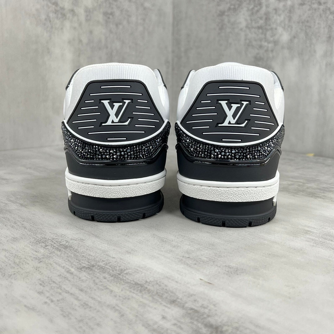 Louis Vuitton Trainers "Black-White" Crystals