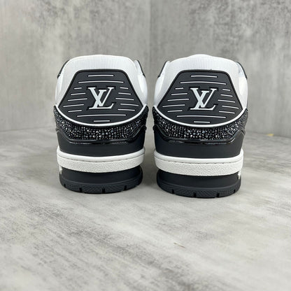 Louis Vuitton Trainers "Black-White" Crystals