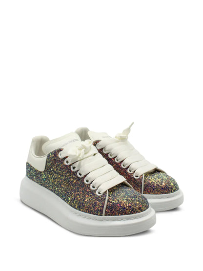 Alexander McQueen Oversized "White-Glitter"