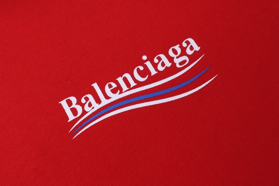 Balenciaga Political Campaign Hoodie "Red"