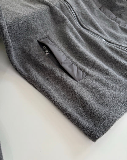 Moncler Fleece Zip Jacket "Gray"