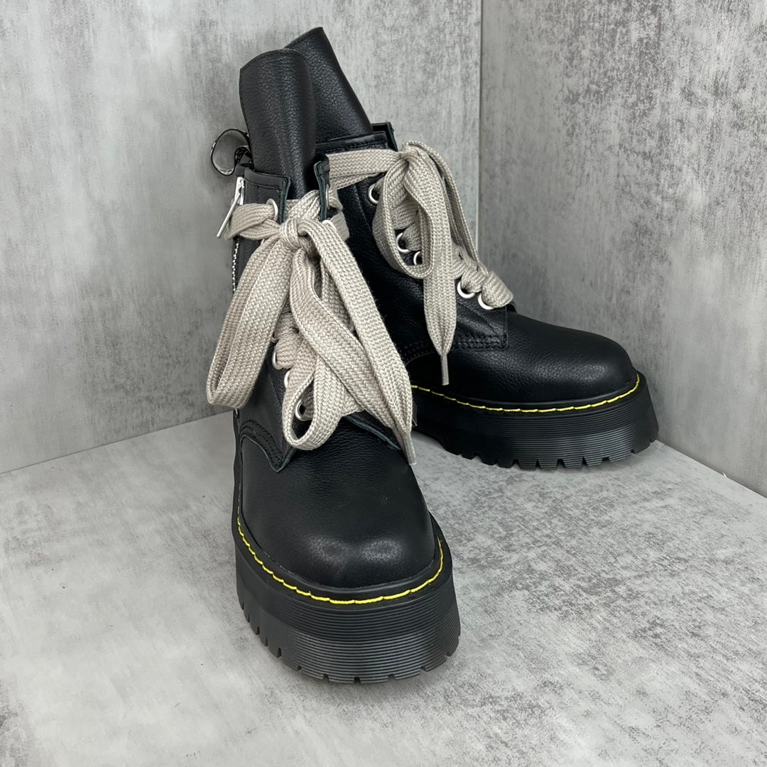 Rick Owens x Dr.Martens Platform Leather Boots