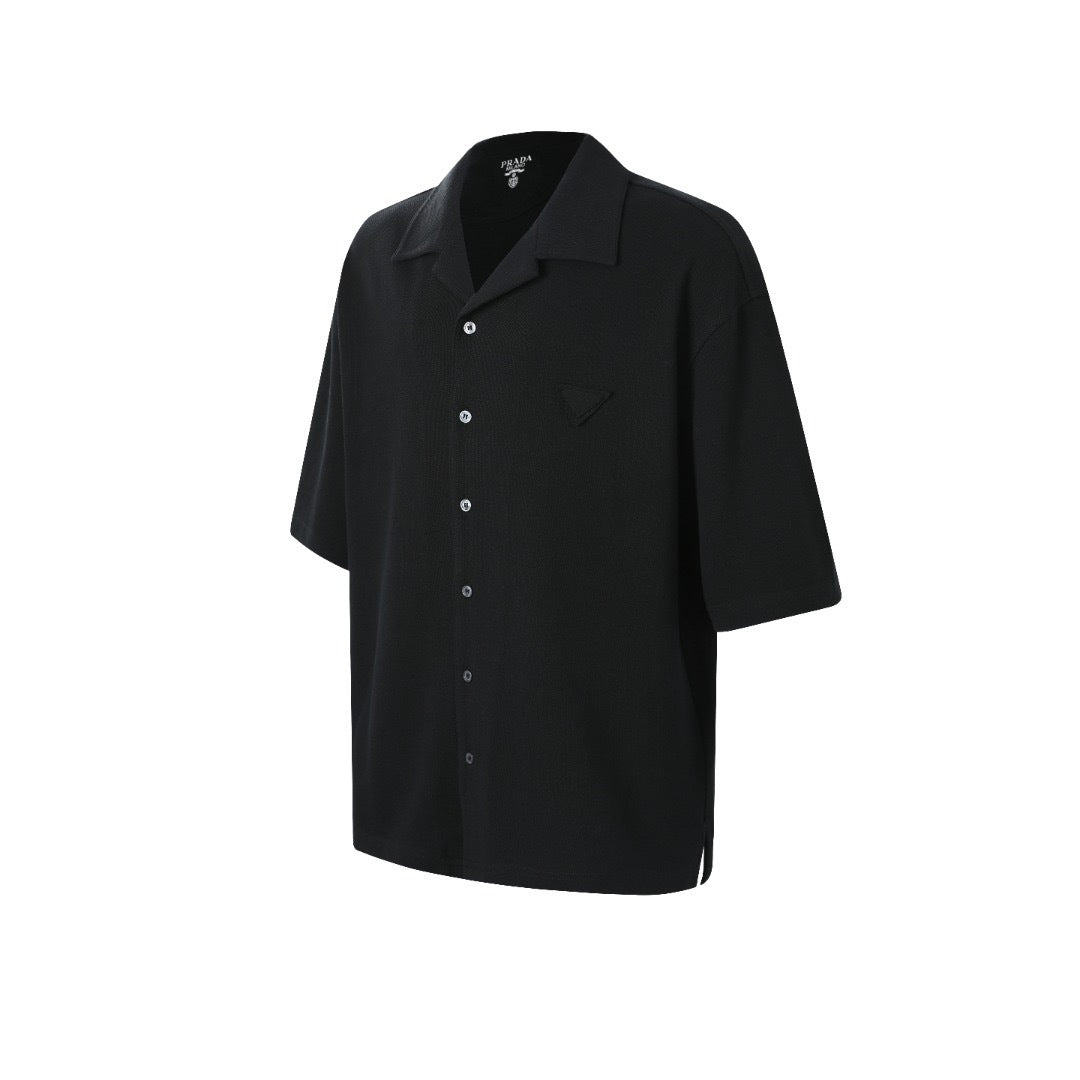 Prada Piqué T-Shirt "Black"
