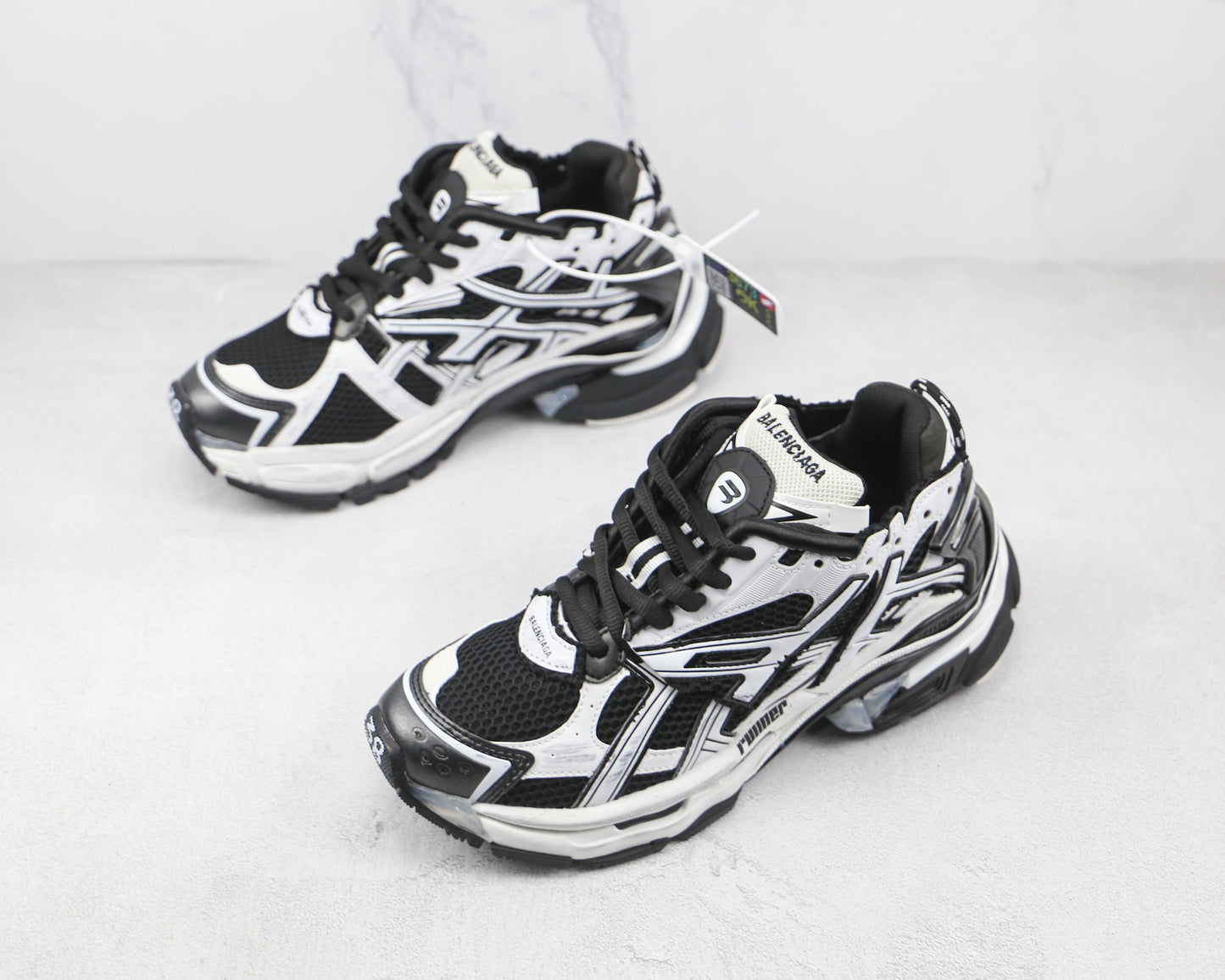 Balenciaga Runner "Black-White"