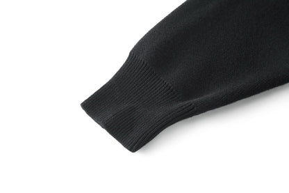 Loewe Anagram Pocket Sweater in Cotton Blend "Black"