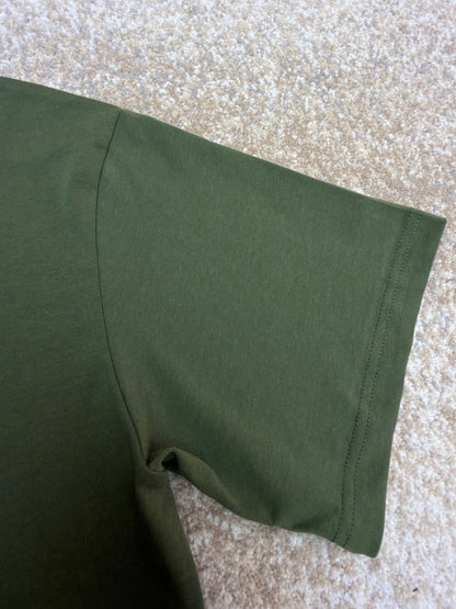 Gucci Cotton Jersey T-Shirt with Embroidery "Forest Green"