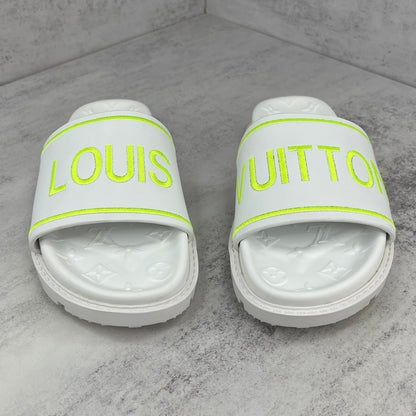 Louis Vuitton Slides "White-Lime"