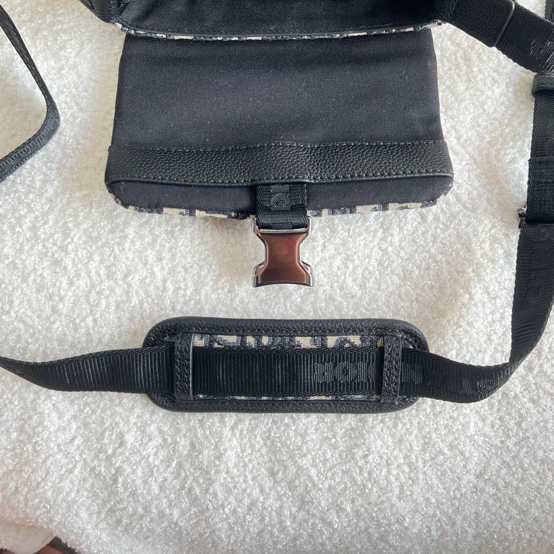Dior Explorer Oblique Jacquard Shoulder Pouch