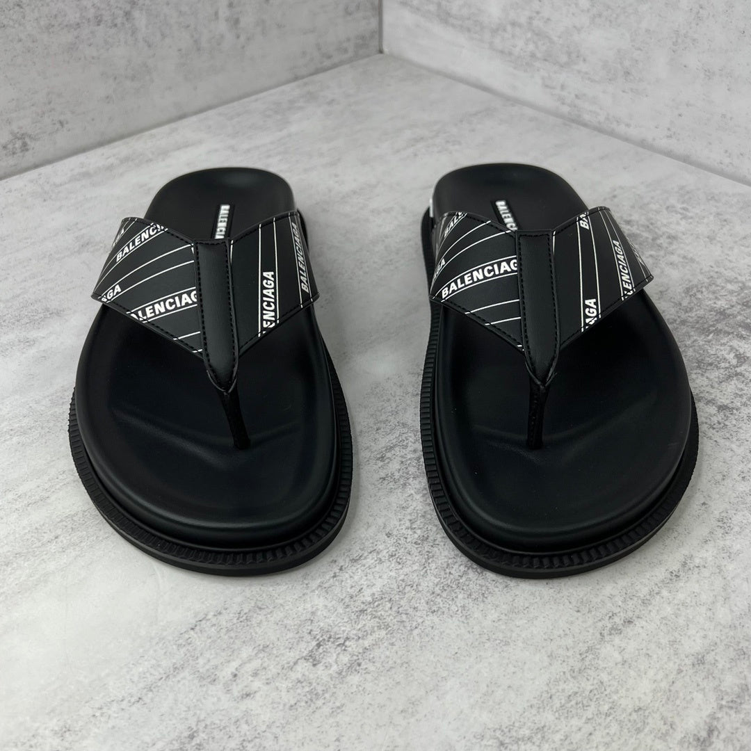 Balenciaga Flip-Flops "Black-White"