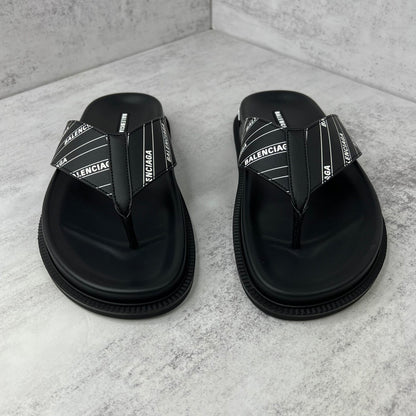 Balenciaga Flip-Flops "Black-White"