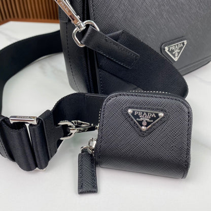 Prada Saffiano Leather Shoulder Bag