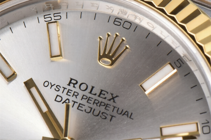 Rolex Date Just 41mm SS/YG Jubilee Bracelet Silver Dial