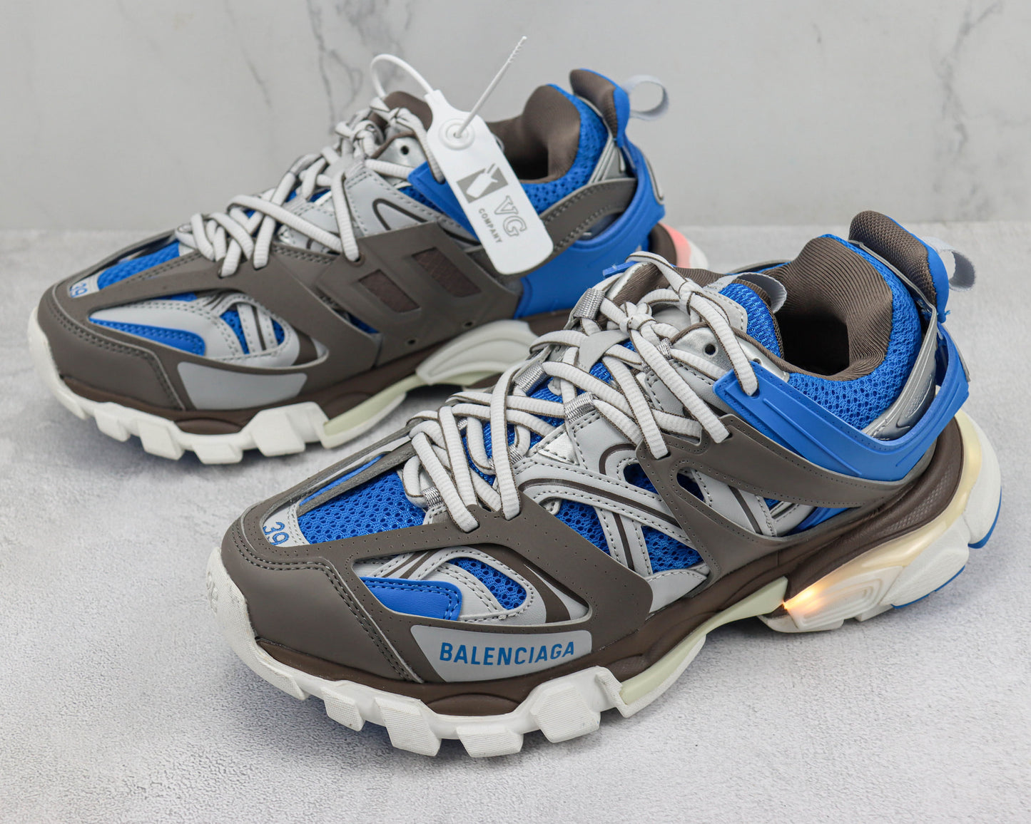 Balenciaga Track "Grey-Blue" LED