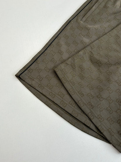 Gucci GG Jersey Jacquard Shorts "Forest Green"
