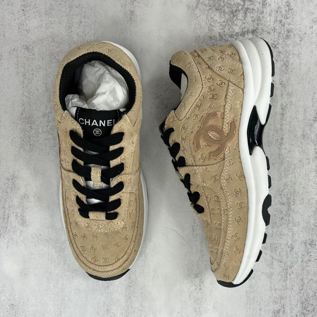 Chanel 22A "Beige All Over Logo"