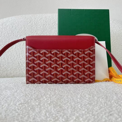 Goyard Goyardine Calfskin Chypre Wallet Pouch