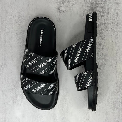 Balenciaga Slides "Black-White"
