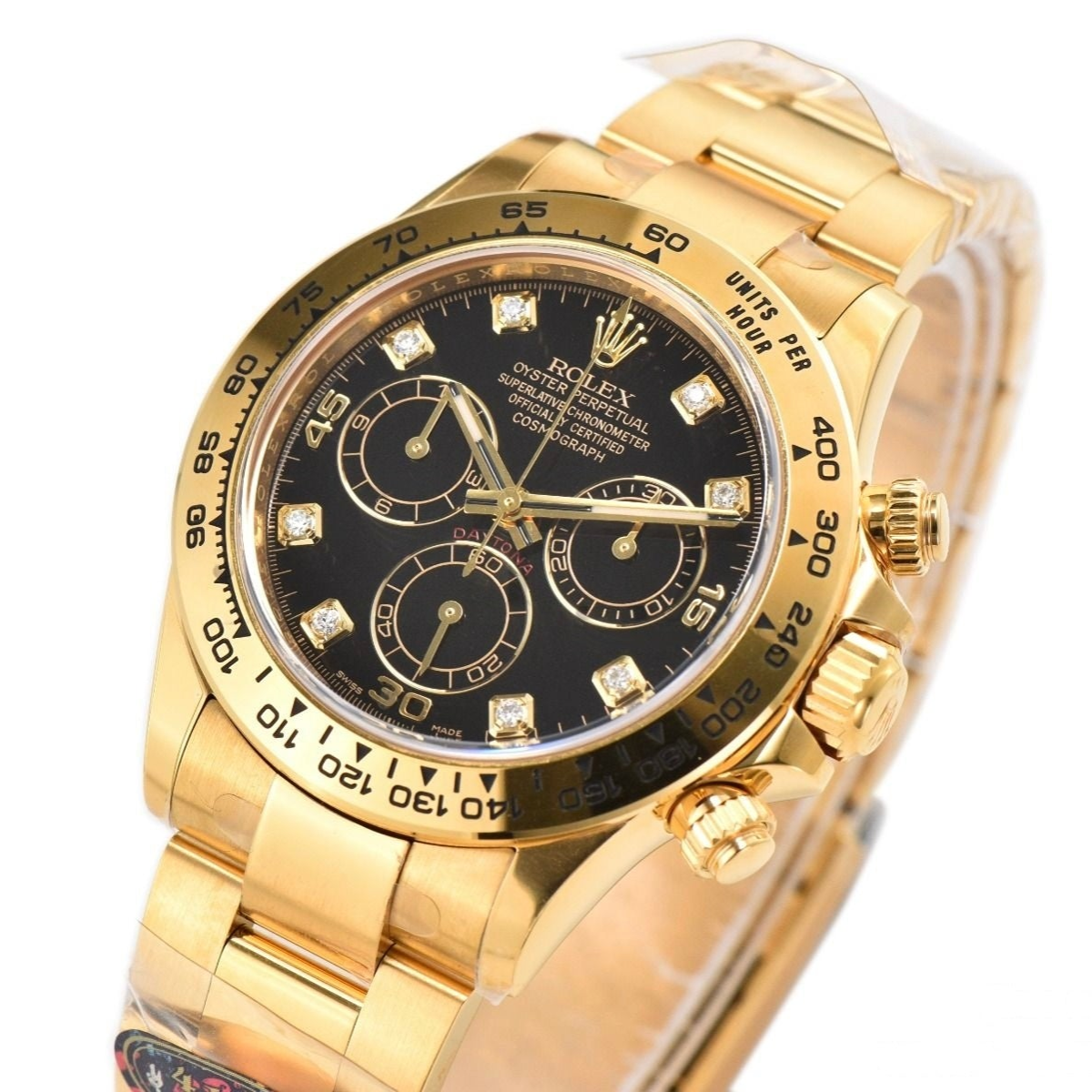 Rolex Daytona Yellow Gold 40mm Black Dial