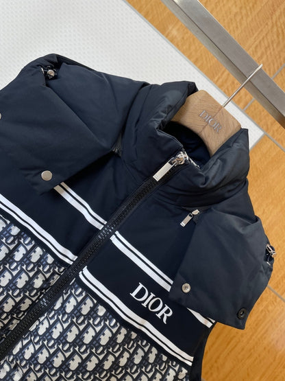 Dior Oblique Down Vest "Black-White"