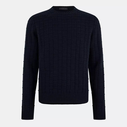 Prada Knitted Sweater "Navy Blue"