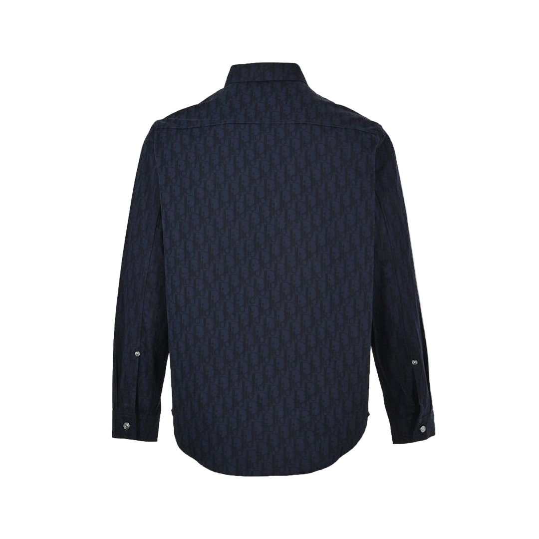 Dior Monogram Overshirt "Blue-Black"