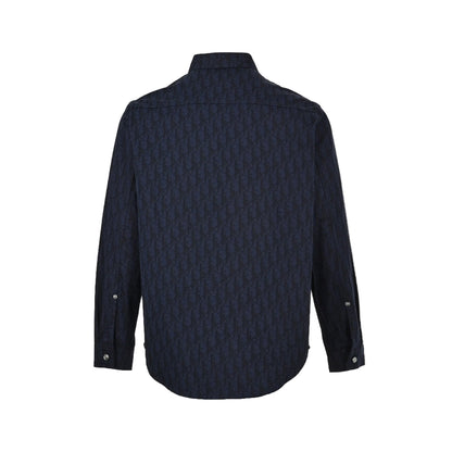 Dior Monogram Overshirt "Blue-Black"