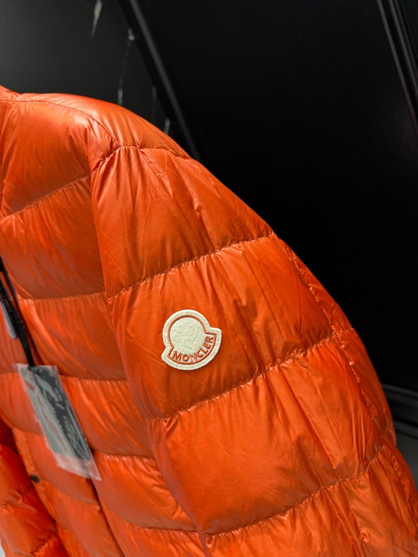 Moncler x Mercedes Benz Reversible Down Bomber Jacket "Black" and "Orange"