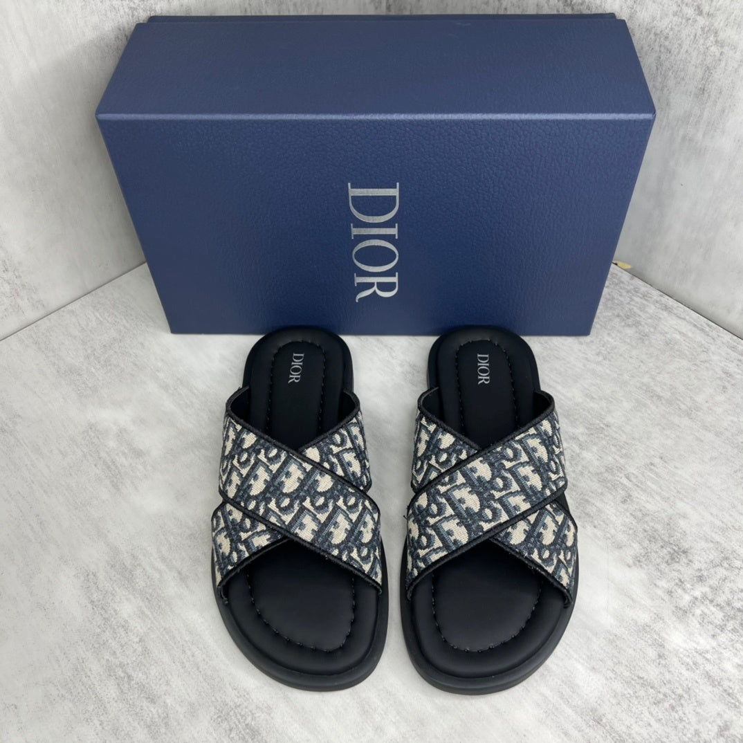 Dior Slides "Black-Beige"