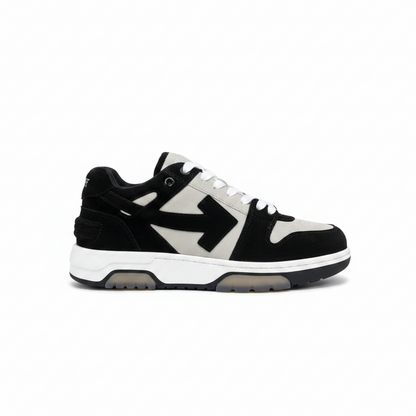 Off-White Out Of Office "Black-White Suede"