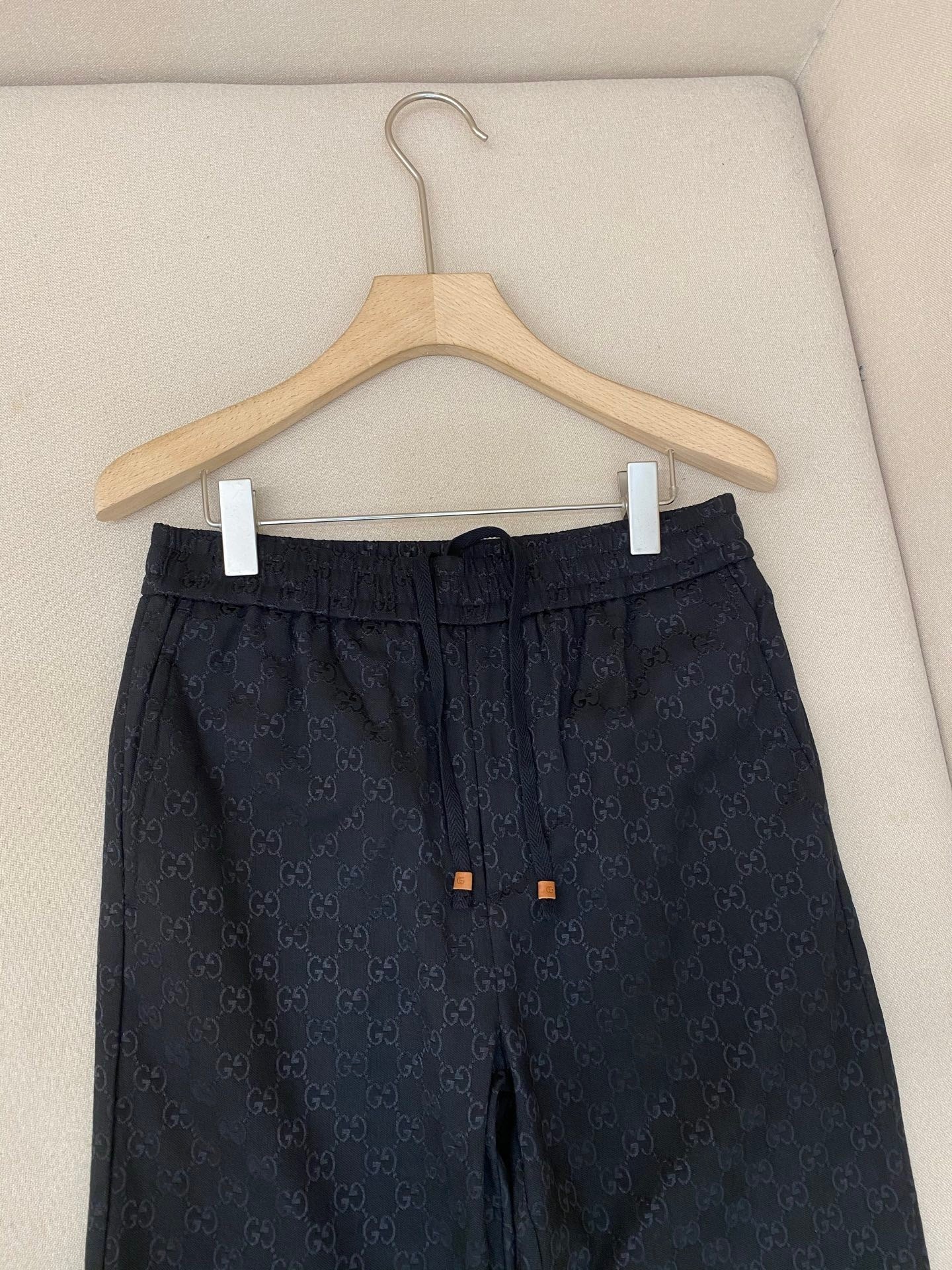 Gucci GG Canvas Track Bottoms "Dark Blue"