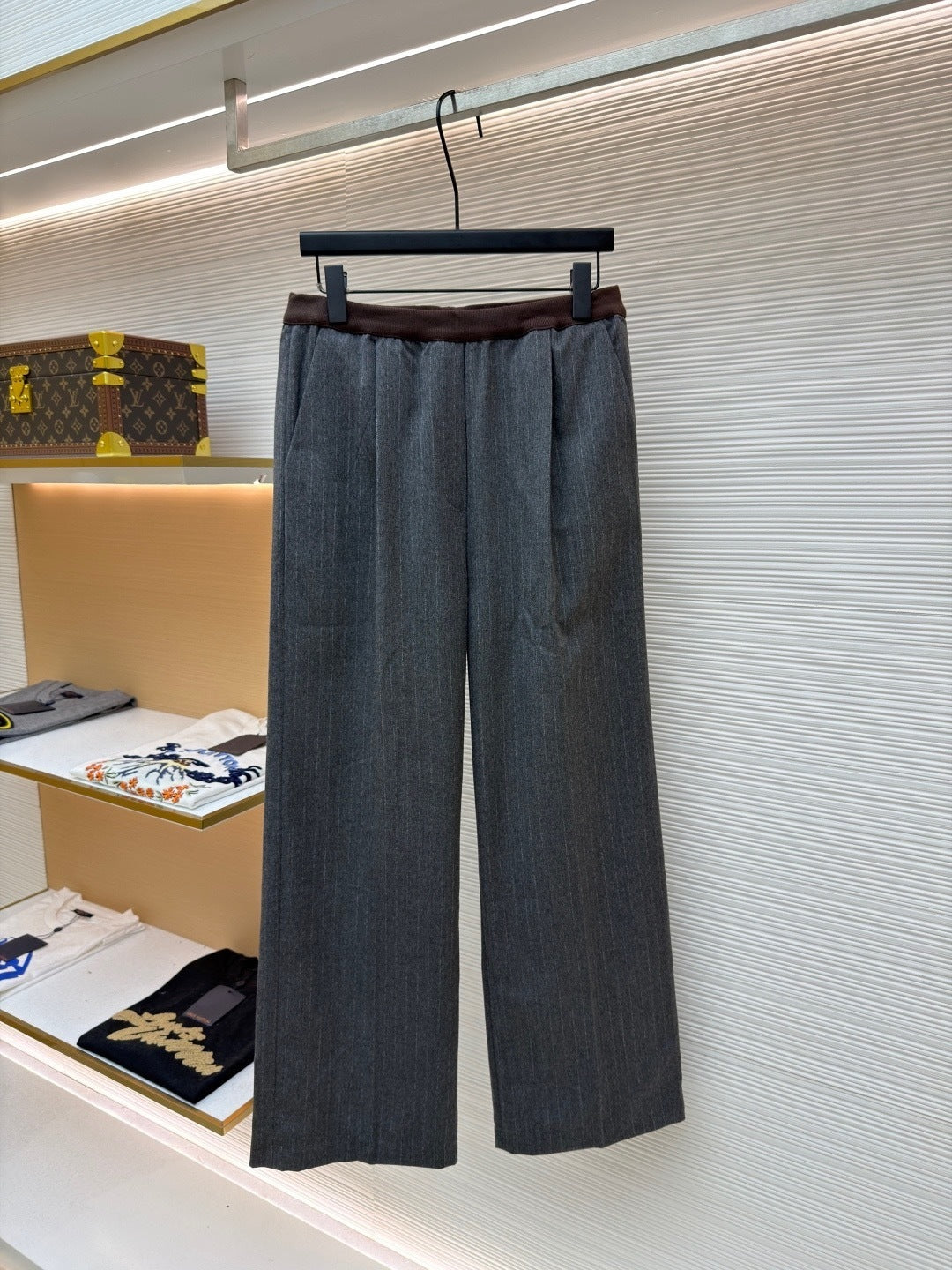 Miu Miu Pinstripe Pants "Grey"