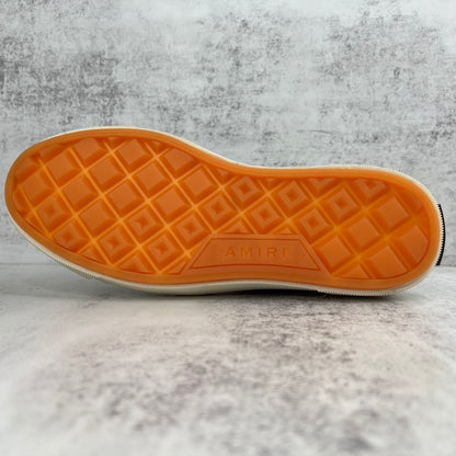 Amiri Court High "White-Black Old English"