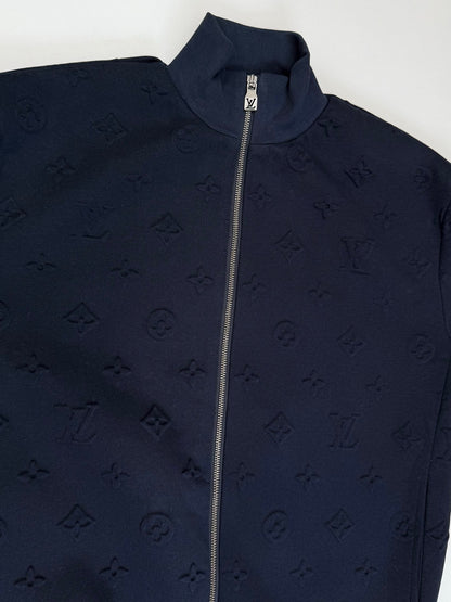 Louis Vuitton Monogram Embossed Track Top "Black"