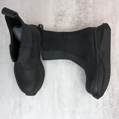 Rick Owens Abstract Beetle Boots "Black"