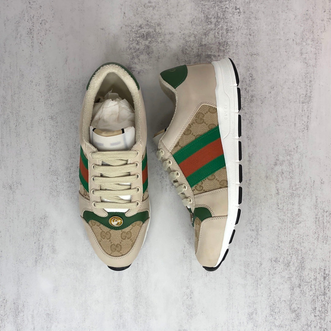 Gucci Screener "Beige-Green-Red"