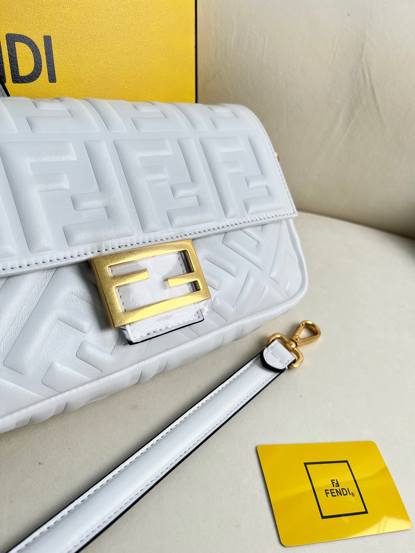 Fendi Baguette Leather Bag