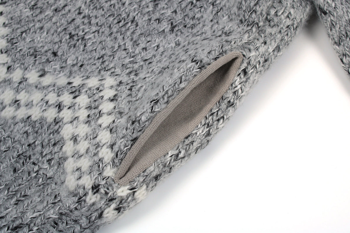 Louis Vuitton Zippered Knitted Blouson "Light Grey"