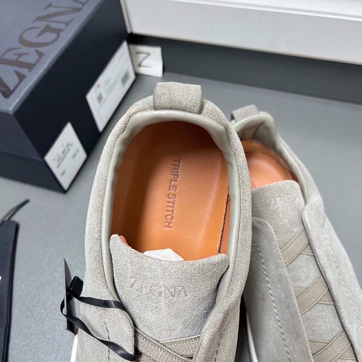 Zegna Triple Stitch "Grey"