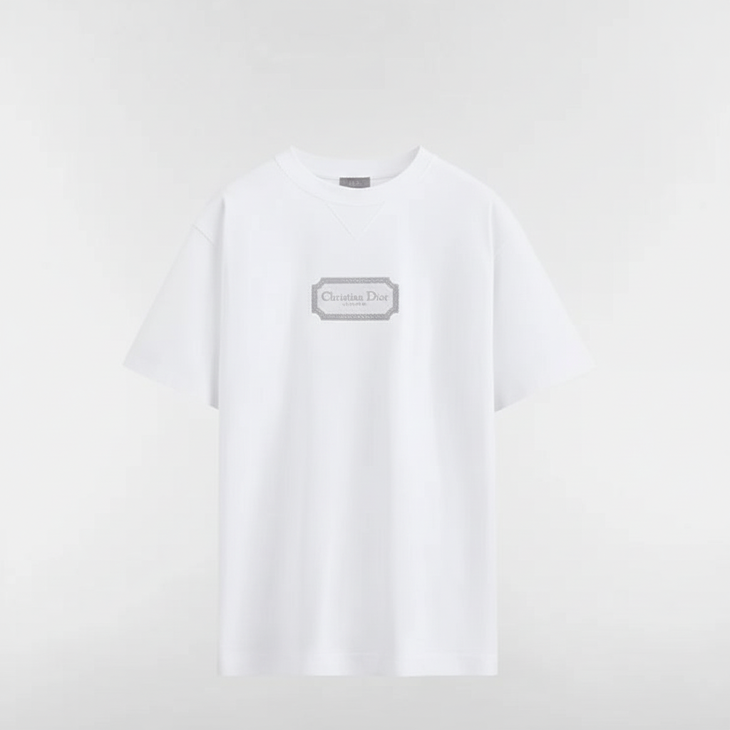 Dior Christian Dior Couture T-Shirt "White Cotton Jersey"