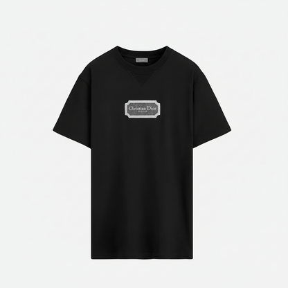 Dior Christian Dior Couture T-Shirt "Black Cotton Jersey"