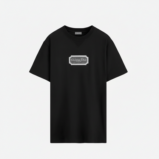 Dior Christian Dior Couture T-Shirt "Black Cotton Jersey"