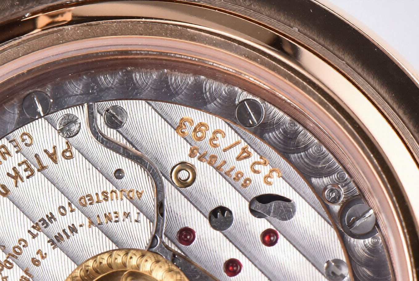 Patek Philippe Calatrava 38mm Rose Gold Brown Leather White Dial