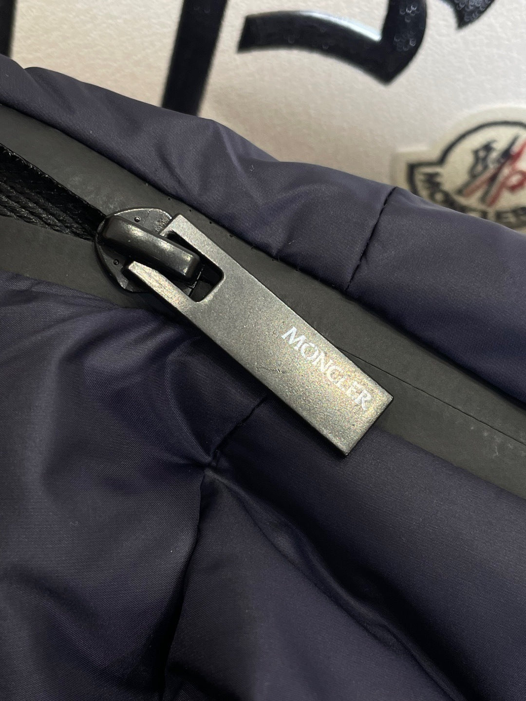 Moncler Padded Wool Down Jacket "Blue"