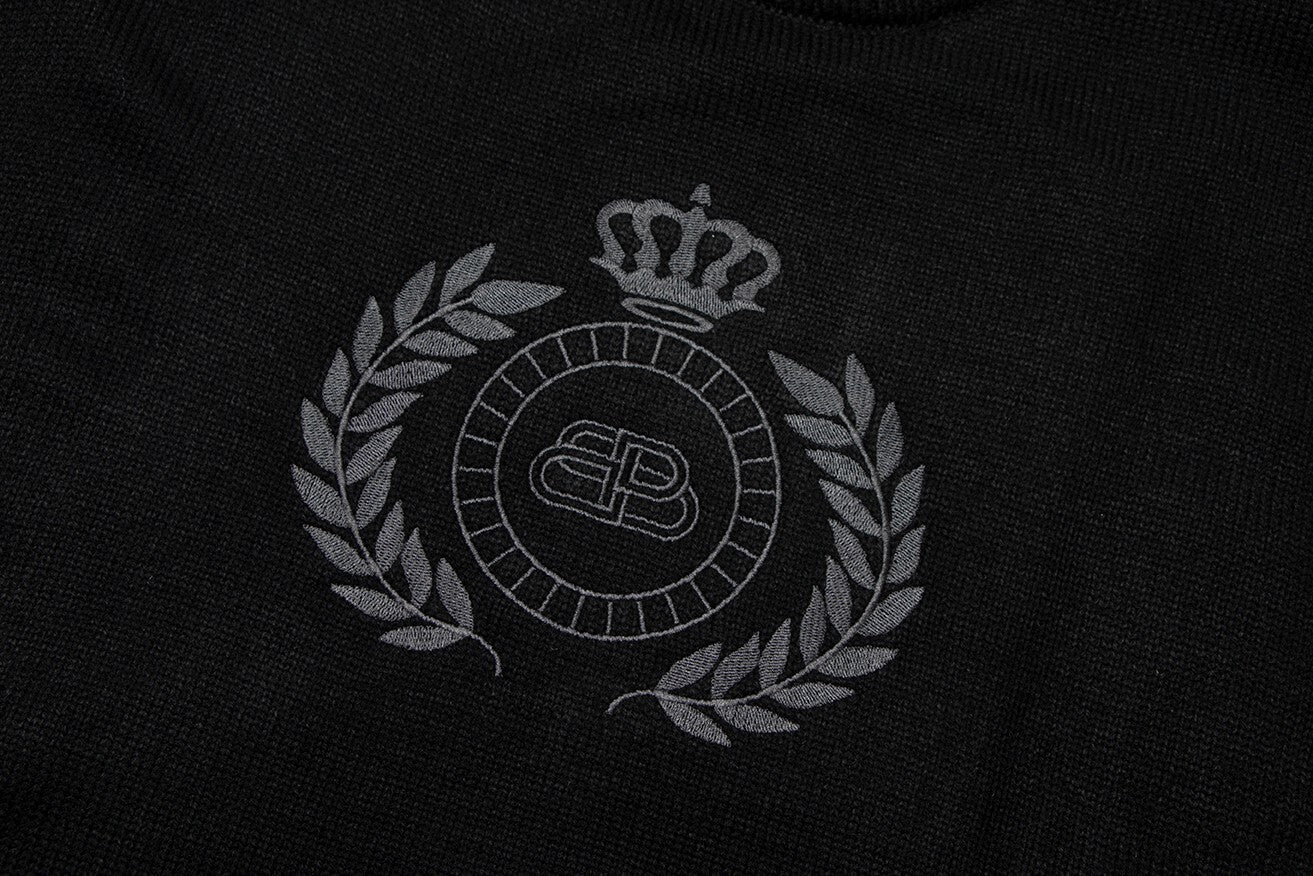 Balenciaga BB Laurel Crown Sweater "Black"