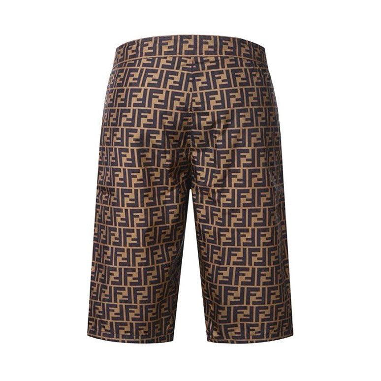 Fendi FF Monogram Shorts "Beige"