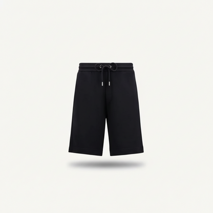 Moncler Cotton and Denim Shorts "Navy Blue"